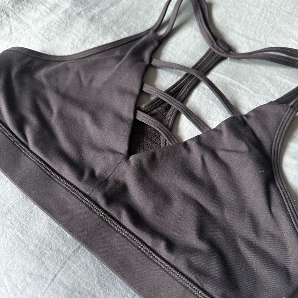 ZYIA Black Grid Bra Medium - Picture 4 of 7